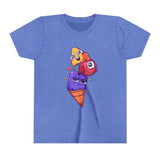 ShapeDude’s – Triangle, Circle, Square Ice Cream Logo - Youth Tee Shirt