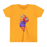 ShapeDude’s – Triangle, Circle, Square Ice Cream Logo - Youth Tee Shirt